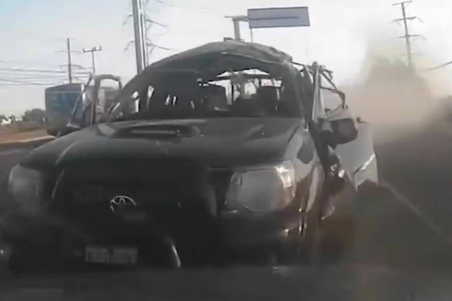 Explosi&oacute;n de auto en Tec&aacute;mac fue parte de una operaci&oacute;n de la CIA, dice CNN; Harfuch y EU lo niegan