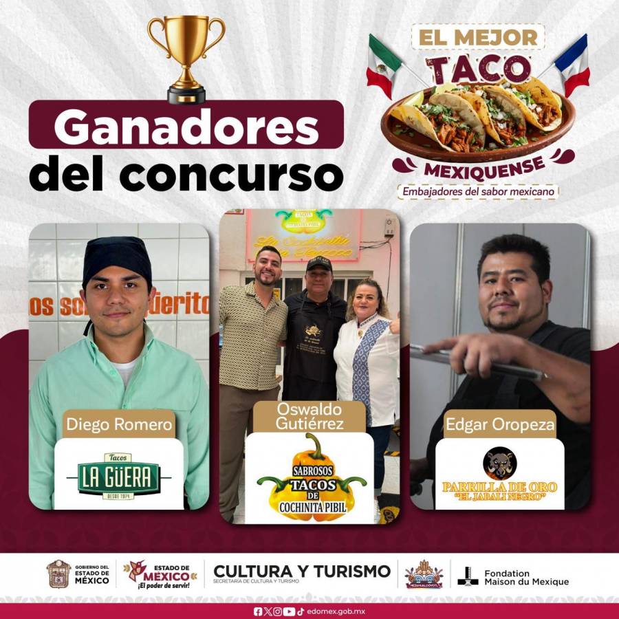 Taquer&iacute;as mexiquenses llevar&aacute;n el sabor de M&eacute;xico a Par&iacute;s
