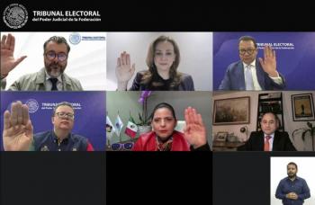 TEPJF descarta irregularidades por promoci&oacute;n del voto en proceso judicial de 2025