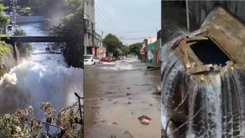 Nueva fuga en acueducto de San Francisco Tlalnepantla afecta a 25 familias