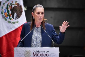 Claudia Sheinbaum afirma que ning&uacute;n gobierno extranjero definir&aacute; el rumbo de M&eacute;xico