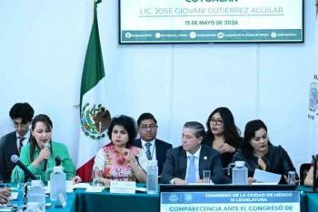 Alcalde de Coyoac&aacute;n rinde informe ante el Congreso de CDMX; vecinos y diputados se&ntilde;alan avances y pendientes