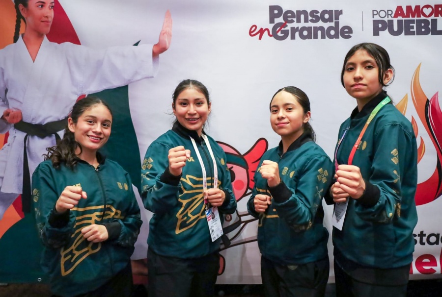 Puebla suma cuatro medallas en el primer d&iacute;a de karate en la Olimpiada Nacional CONADE 2026