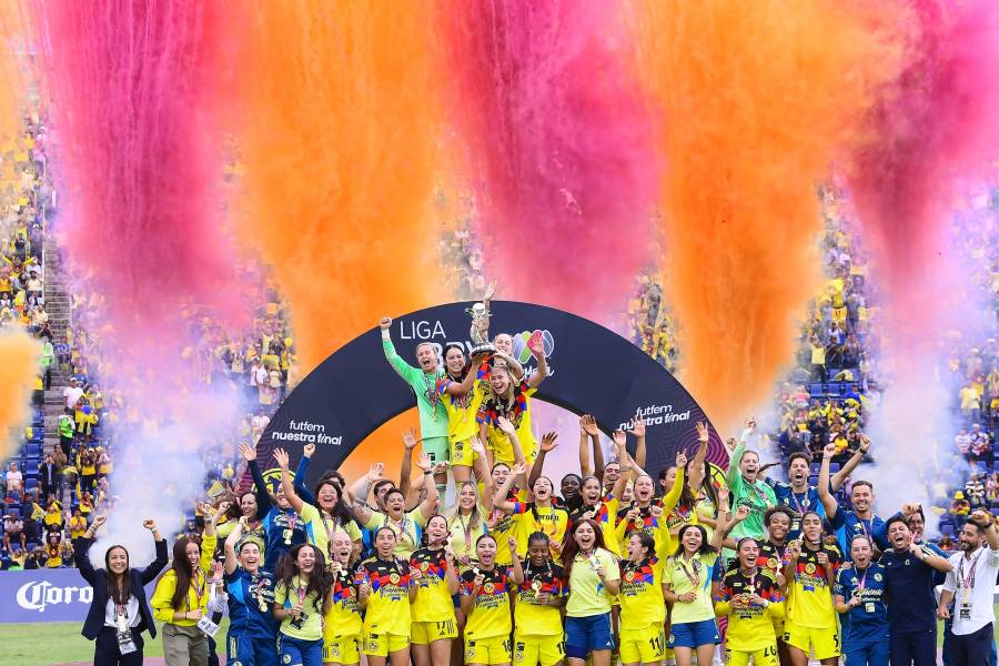 Am&eacute;rica se consagra campe&oacute;n del Clausura femenino con goleada sobre el Monterrey