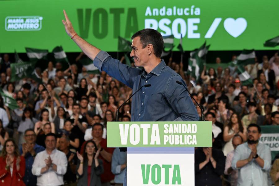 Pedro S&aacute;nchez se encamina a hist&oacute;rica derrota en elecciones en Andaluc&iacute;a