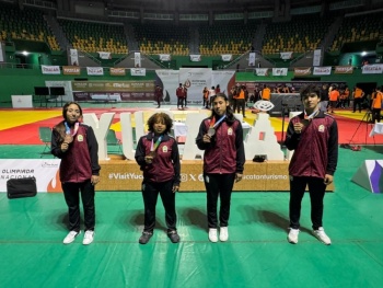 Judo de Quintana Roo suma cuatro medallas m&aacute;s en Olimpiada Nacional CONADE 2026