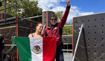 Mexicanas Sara Herranz y Marlene Coronel brillan en Copa Mundial de Parkour en Francia