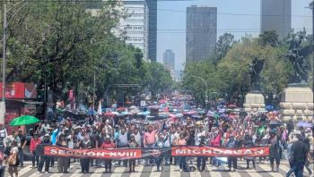 CNTE anuncia que iniciar&aacute; su huelga nacional el 1 de junio; tomar&aacute; el Z&oacute;calo de CDMX