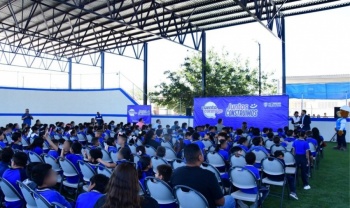 Inauguran techumbre escolar en Chihuahua con inversi&oacute;n de 4 millones de pesos