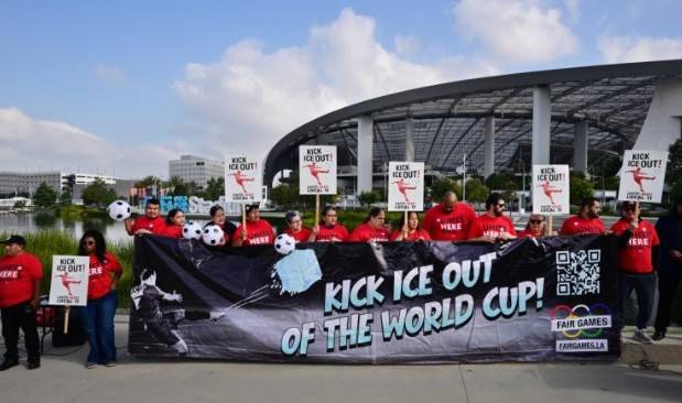Trabajadores del SoFi Stadium amenazan con huelga si ICE act&uacute;a en el Mundial