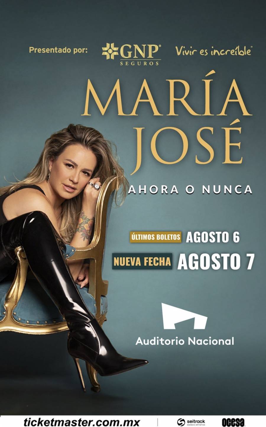 María José conquistará el Auditorio Nacional con una nueva fecha