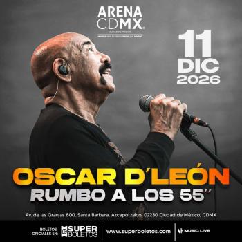 ¡LA LEYENDA VIVA DE LA SALSA! OSCAR D'LE&Oacute;N HAR&Aacute; TEMBLAR LA ARENA CDMX CON SU GIRA 