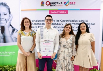 Ver&oacute;nica Lezama fortalece protecci&oacute;n infantil en Quintana Roo con apoyo de UNICEF rumbo al Mundial 2026