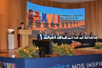 Secretaria de Salud inaugura Congreso Estatal de Pediatr&iacute;a en Quer&eacute;taro