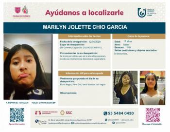Desaparici&oacute;n de Marilyn Jolette en Coyoac&aacute;n: familia denuncia falta de atenci&oacute;n