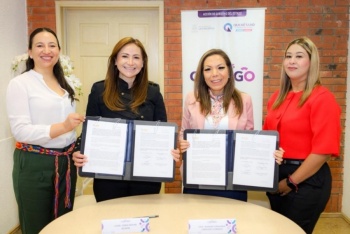 Firman convenio para otorgar becas a mujeres v&iacute;ctimas de violencia en Quer&eacute;taro