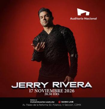 LA MAGIA DE LA SALSA REGRESA: JERRY RIVERA CONQUISTAR&Aacute; EL AUDITORIO NACIONAL EN UNA NOCHE INOLVIDABLE