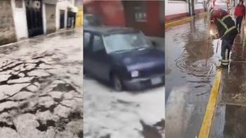 Granizada cubre calles y provoca afectaciones en varias alcald&iacute;as de CDMX