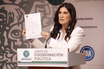 Reciben en San L&aacute;zaro solicitud de juicio pol&iacute;tico contra Maru Campos