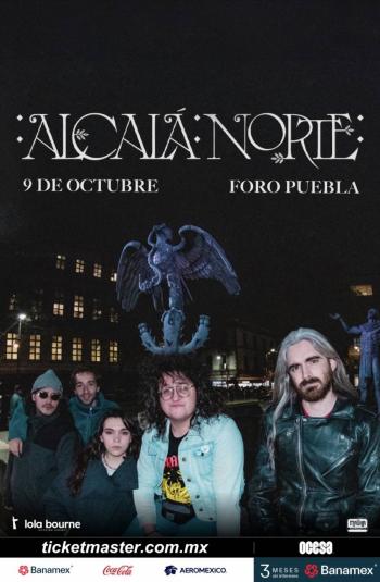 Alcal&aacute; Norte anuncia concierto en M&eacute;xico