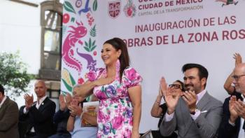 Brugada entrega nuevas obras e infraestructura para rescatar la Zona Rosa