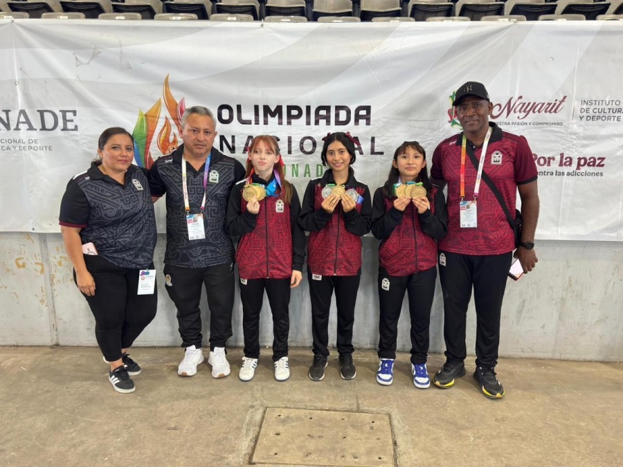 Quintana Roo arrasa en pesas de la Olimpiada Nacional CONADE 2026 con 12 medallas