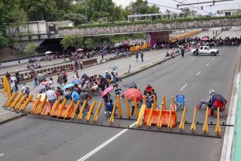 CNTE bloquea Circuito Interior en CDMX rumbo a paro nacional