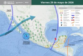 Cielo despejado y temperaturas c&aacute;lidas en el Valle de M&eacute;xico para este fin de mes