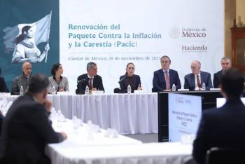 Sheinbaum destaca impacto del PACIC en control de la inflaci&oacute;n