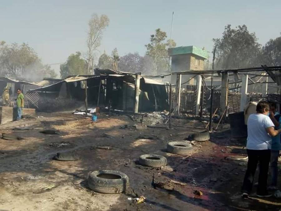 Muere un hombre tras explosi&oacute;n en polvor&iacute;n de Huixquilucan