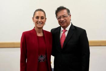 Sheinbaum llama a revisar denuncias de Petro sobre comicios en Colombia