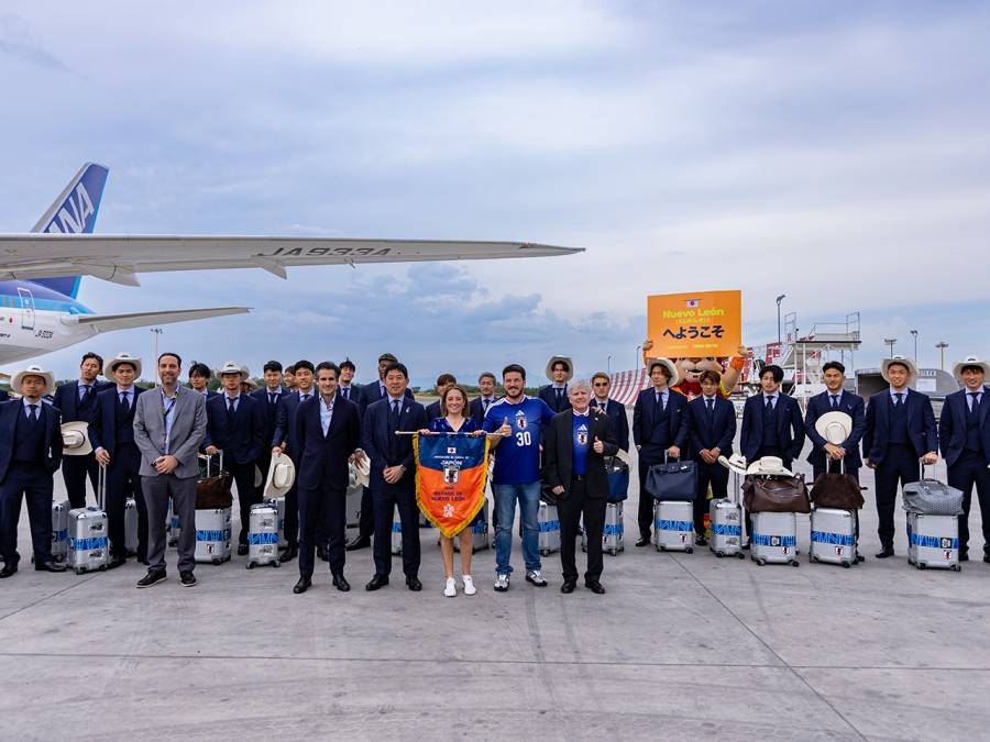 Selección de Japón inicia preparación en Monterrey rumbo al Mundial 2026