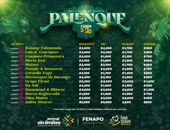 Fenapo 2026: Inicia venta de boletos para el Palenque con fila A disponible