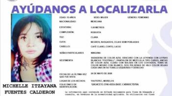 Localizan sin vida a estudiante de la UAEM reportada como desaparecida en Yautepec