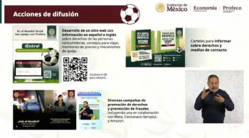 Profeco desplegar&aacute; operativo especial para proteger a consumidores en el Mundial 2026