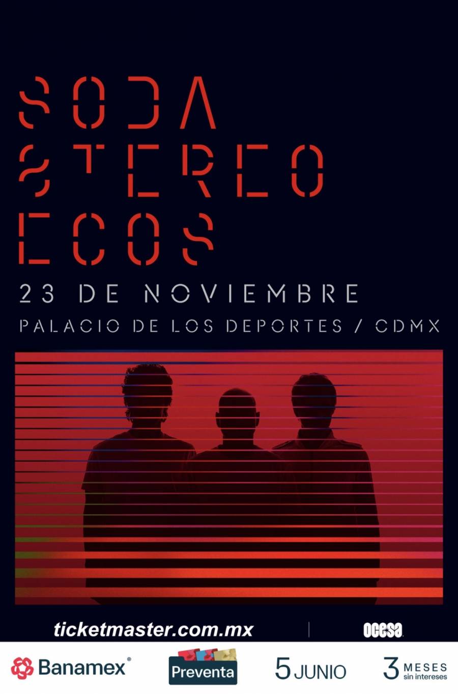 Soda Stereo ECOS una nueva oportunidad, nueva fecha en la CDMX