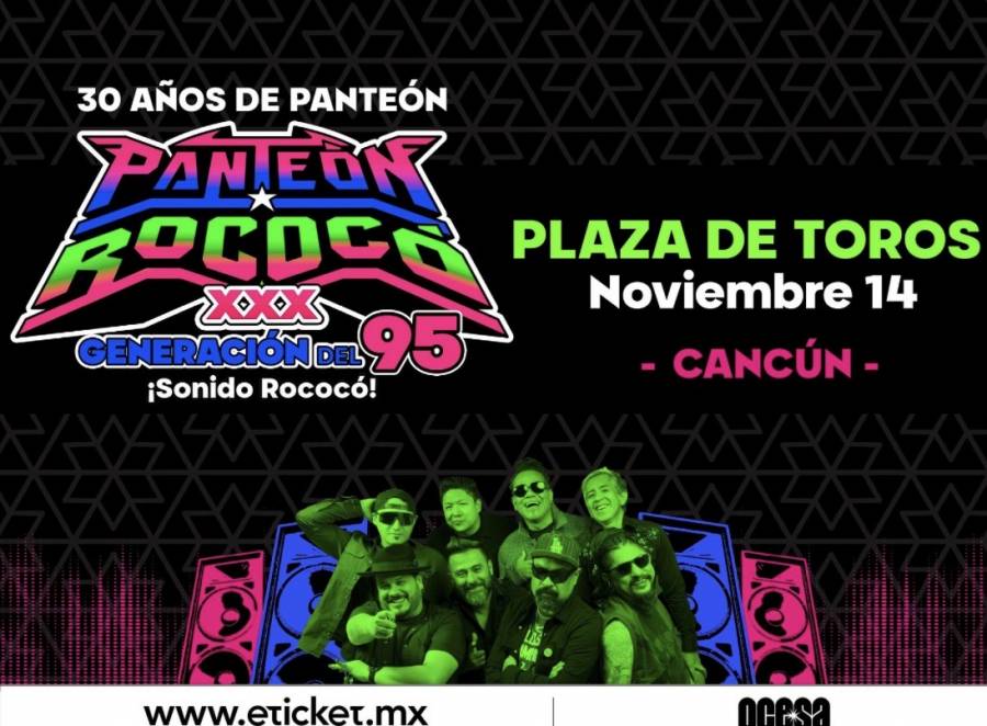Panteón Rococó llevará de nuevo la celebración de sus 30 años al Caribe Mexicano