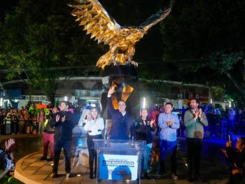 Renuevan acceso principal de Cuautepec con nuevo corredor urbano y una &aacute;guila monumental