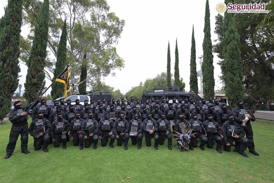 SSPC clausura curso de Operaciones Especiales en Teotihuacán