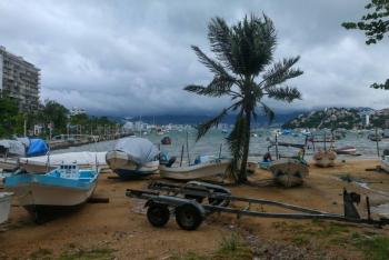 Depresi&oacute;n tropical Dos-E amenaza con lluvias extraordinarias en Guerrero y evolucionar&iacute;a a tormenta Boris