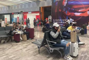 Apag&oacute;n en el Aeropuerto de Monterrey provoca afectaciones temporales en sus terminales