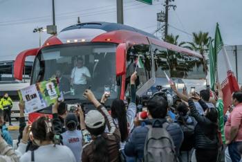 Ir&aacute;n instala su concentraci&oacute;n mundialista en Tijuana ante restricciones de ingreso a Estados Unidos