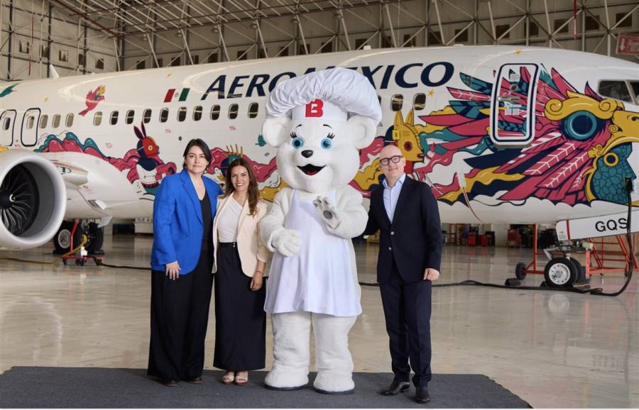 Aeroméxico y Grupo Bimbo impulsan uso de combustible sostenible para reducir emisiones 