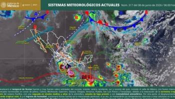 Tormenta tropical Boris mantiene alertas por lluvias intensas en el Pac&iacute;fico