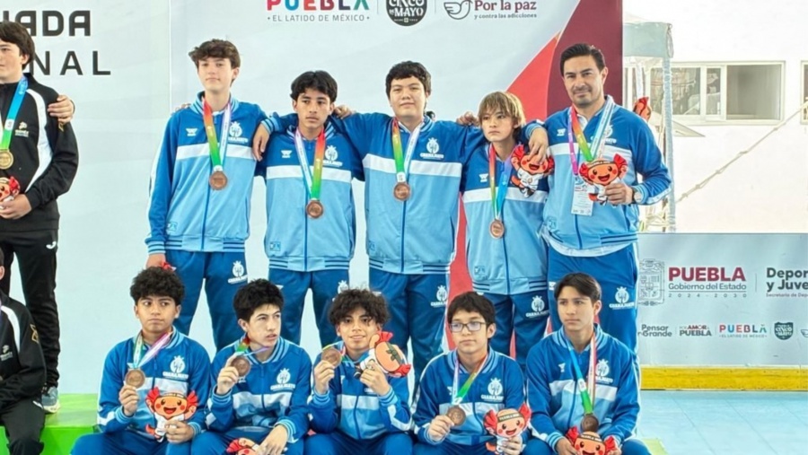 Equipo de hockey sobre ruedas de Guanajuato gana bronce en Olimpiada Nacional tras superar derrota