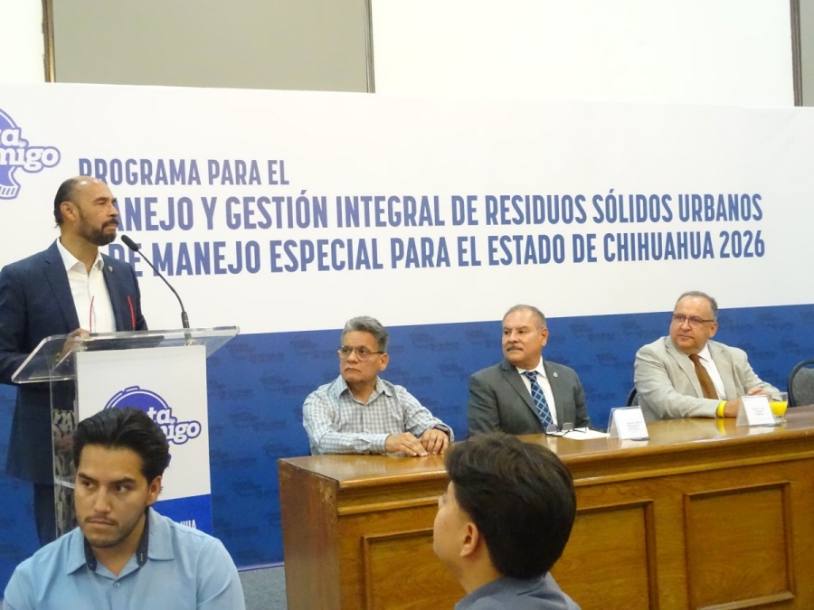 SDUE lanza programa de gesti&oacute;n integral de residuos s&oacute;lidos en Chihuahua