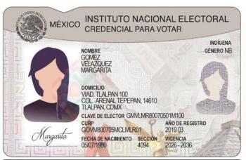 INE lanza nuevo modelo de credencial para votar