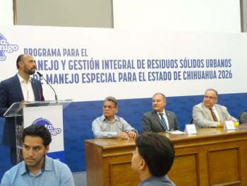 SDUE lanza programa de gesti&oacute;n integral de residuos s&oacute;lidos en Chihuahua