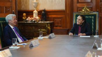 Sheinbaum se re&uacute;ne con director de J.P. Morgan y destaca perspectivas econ&oacute;micas para M&eacute;xico