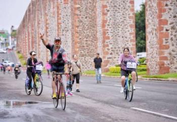 V&iacute;a Recreativa en Los Arcos re&uacute;ne a 1,600 personas